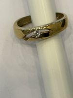 333er  8 Karat Goldring innendurchmesser 18.2 mm neu