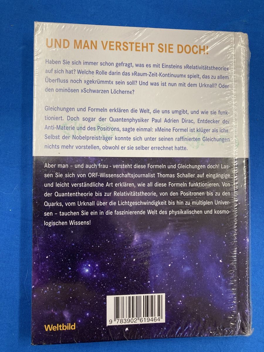 Livres: Buch "Die Berühmtesten Formeln der Welt" Thomas Schaller – Neuf avec emballage d'origine à Effingen par Fylarama 1