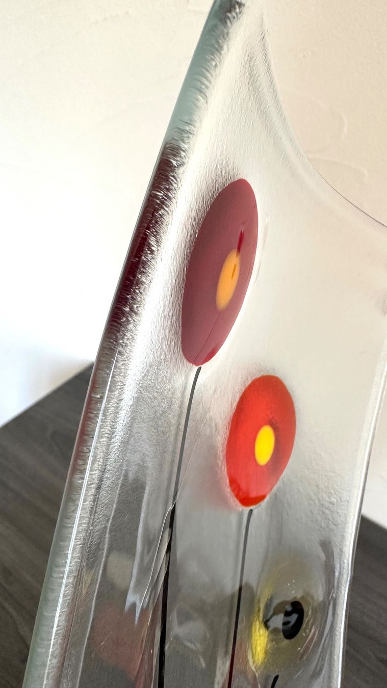 Servierplatten: Schale Fusing Glas Schmelzglas leichte Wölbung – Gebraucht aus Zürich von brazerola 4