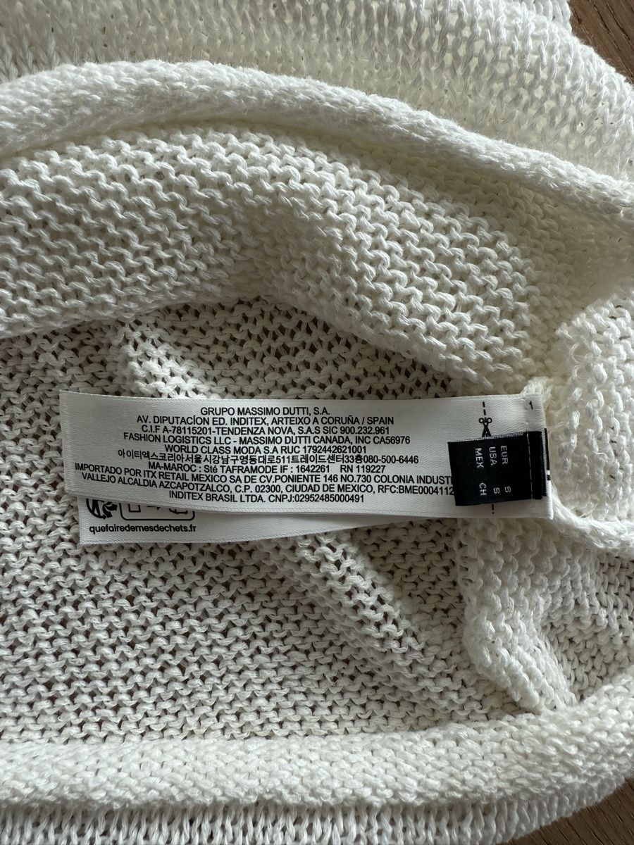Massimo Dutti T-shirt: Massimo Dutti 100% Leinen Tshirt oversize, Weiss, Gr. S – Nuovo (secondo la descrizione) da Ottenbach venduto da Suni_82 5