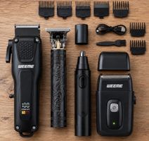 Kit toelettatura uomo WEEME da 4 pezzi con clipper USB