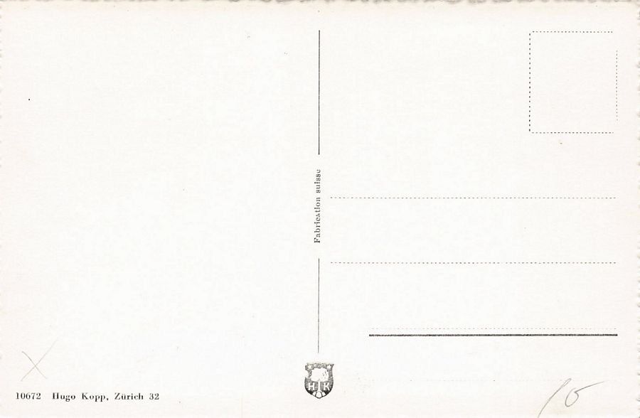 Cartoline postali: Schangnau mit Hohgant, um 1945 – Usato da Frauenfeld venduto da POML 1