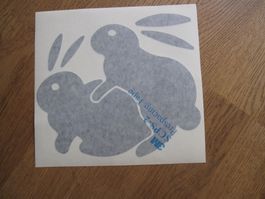 Funny Bunny Aufkleber Top Angebot