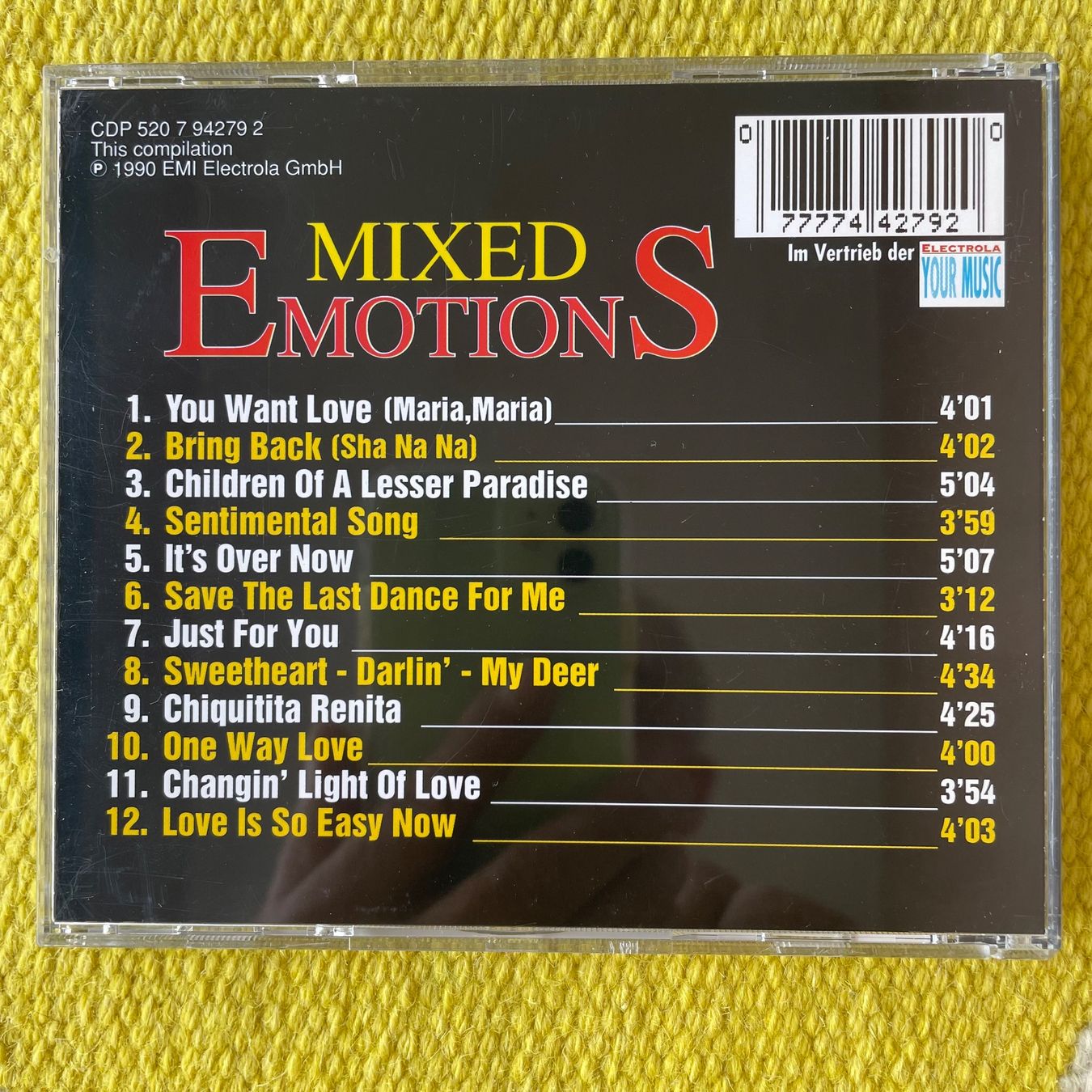 CD: MIXED EMOTIONS-MIXED EMOTIONS – Usato da Rorschacherberg venduto da CD-Roli 1