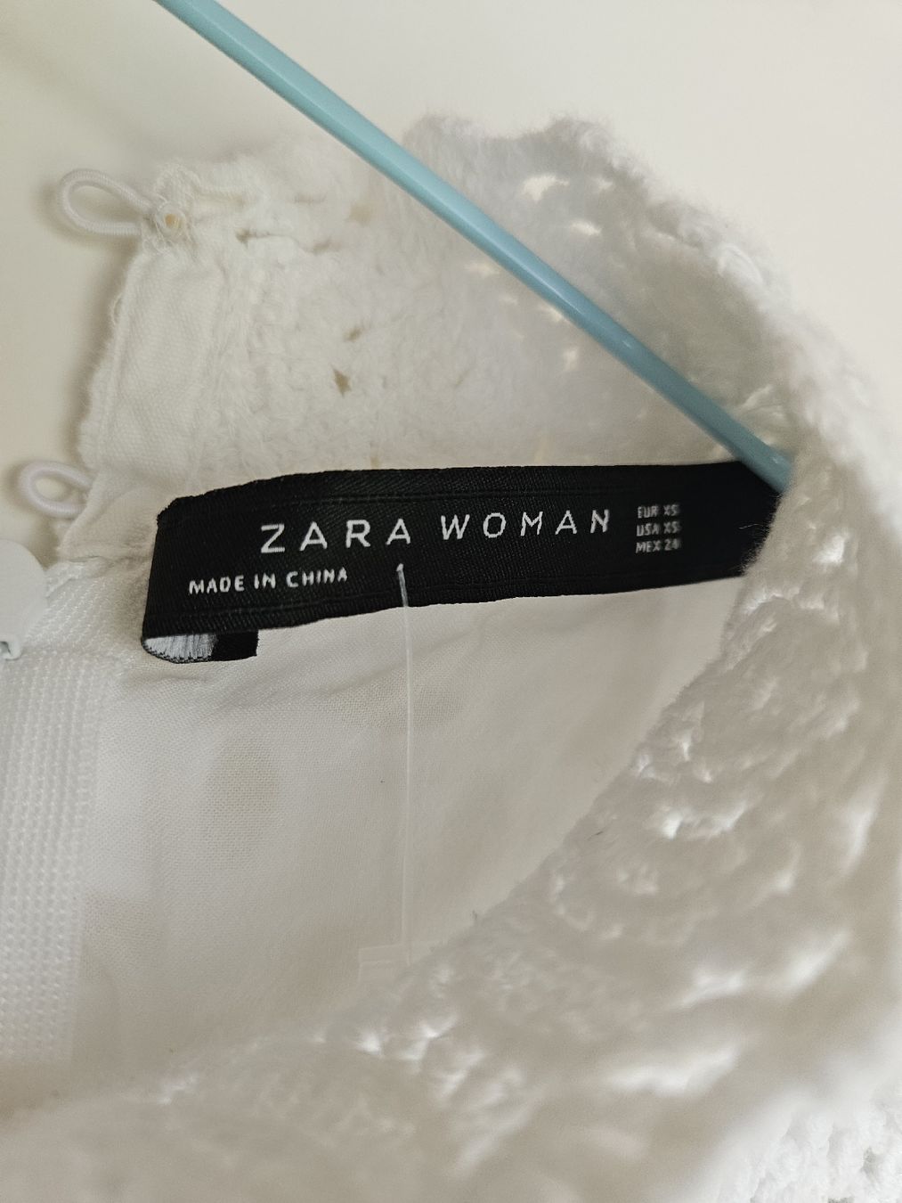 Zara Kleider: Zara Kleid Weiss Spitze Blumen – Gebraucht aus Ebikon von SecondChance_byM 3