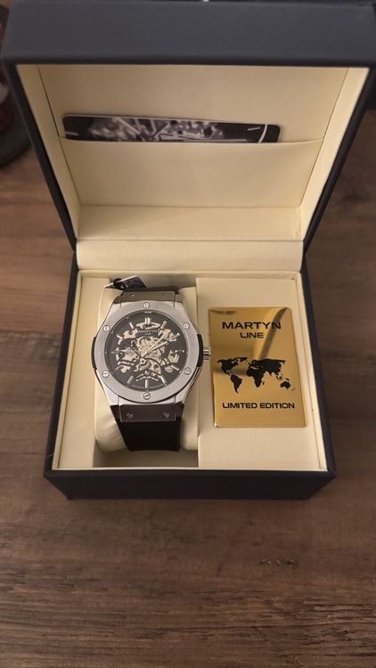 Montre Martyn Line Édition Limitée - Automatique, Acier, Cadran Lin, Neuve Avec étiquettes