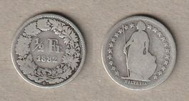 1/2 Franken 1882