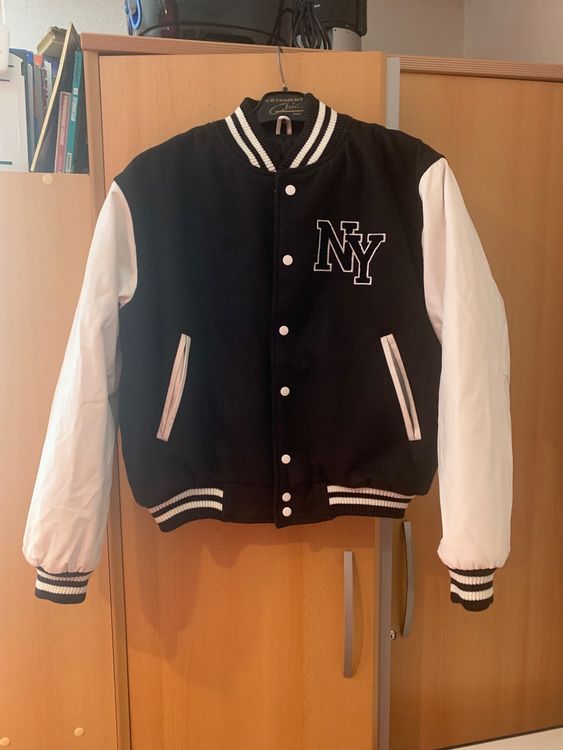 Veste De Baseball Avec Motif - Bordeaux/color Block - FEMME | H&M BE