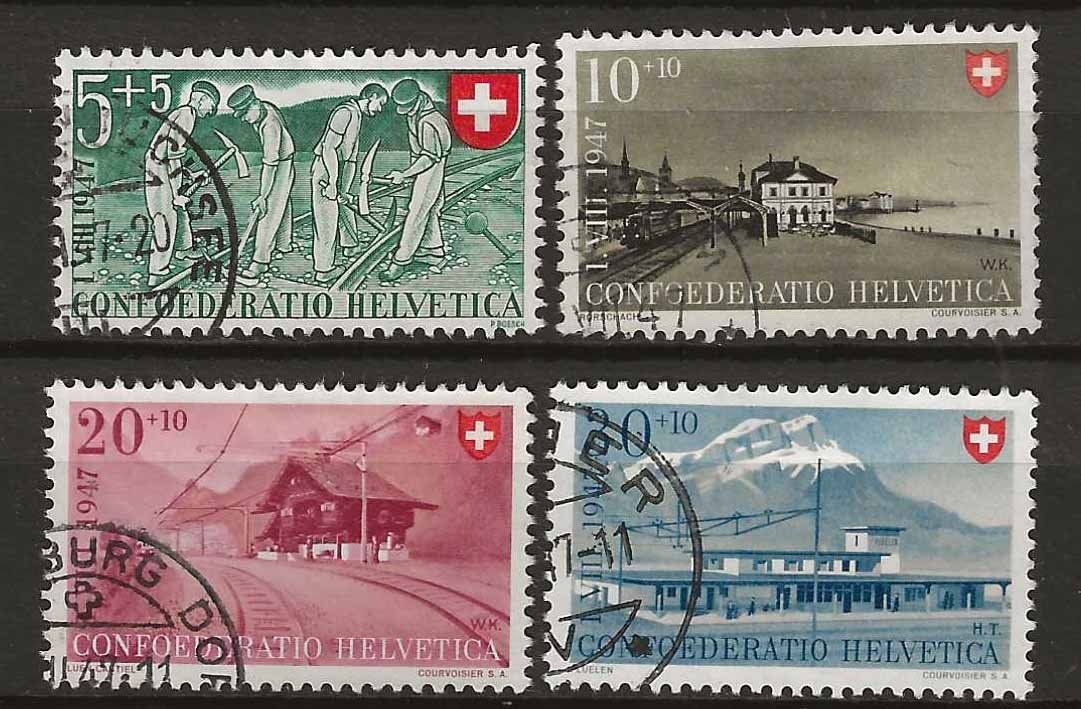 Tutti i francobolli: PP047  - Pro Patria 1947 obl. – Usato da Trélex venduto da Phil_Albert