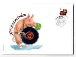 Glücksschweinchen_1989_Münzbrief ohne Beschreibung