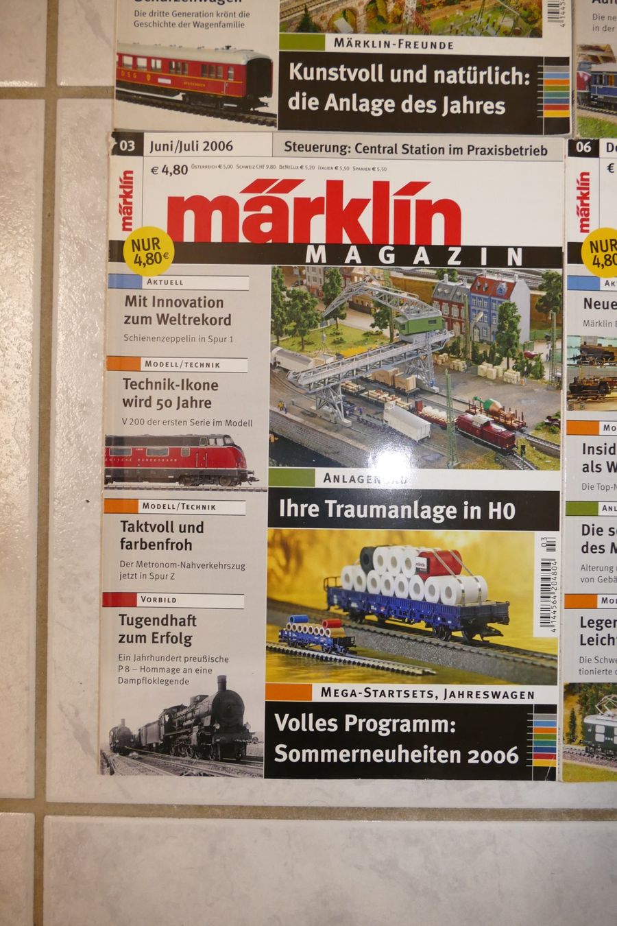 Märklin Modellini di ferrovie: Märklin: 4xMärklin Magazin 2006 – Usato da Niederhasli venduto da rail-duerst 3