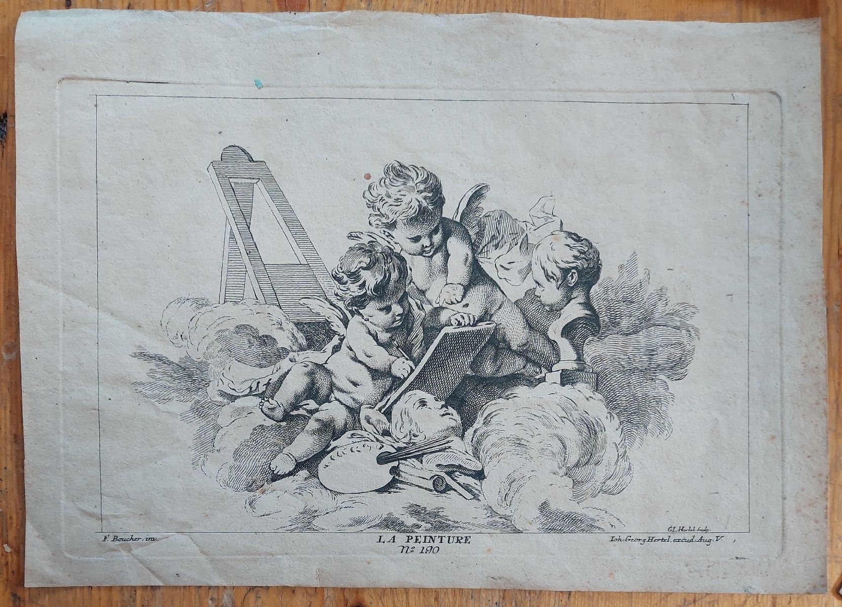 Grafica & Litografie: 6 schöne alte Steindrucke, F. Boucher – Usato da Zürich venduto da Cortin 3