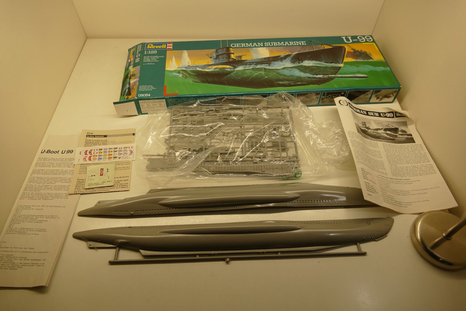 Revell Kit di modellismo & Modellini statici: Revell 1:125: Deutsches U-Boot Typ U-99 – Nuovo (secondo la descrizione) da Niederhasli venduto da rail-duerst 1