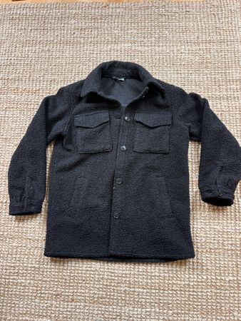H&M Teddyjacke / schwarz / Grösse XS 