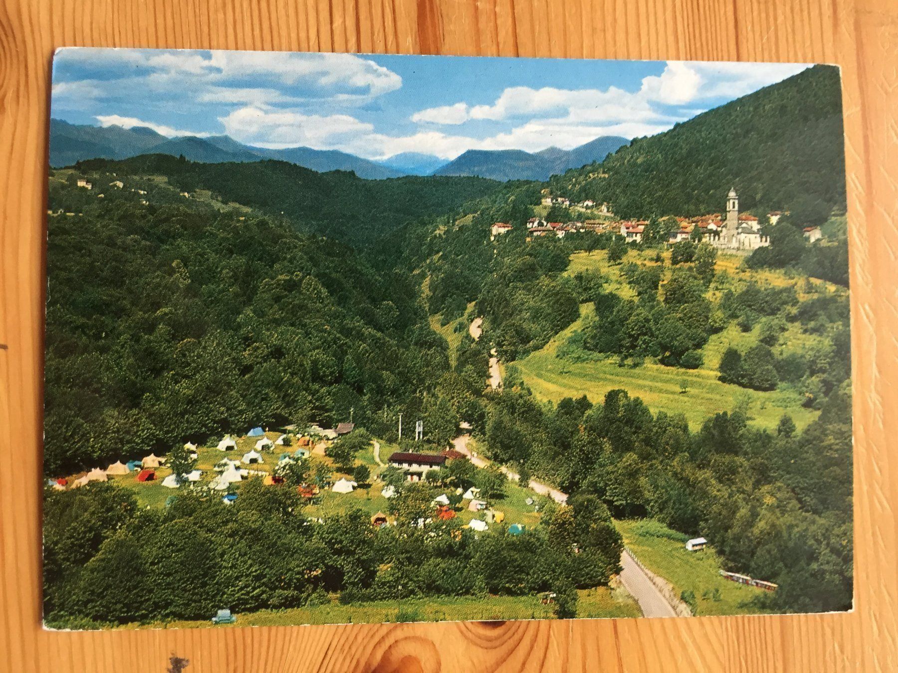 Cartoline postali: Astano - Camping S.M.U.V. - AK 1967 – Usato da Oberuzwil venduto da Henri09