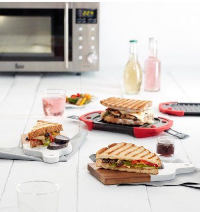 Küchengeräte: Tischgrill/Lku-Grill-for-microwave/28 – Neu und originalverpackt aus Siebnen von KiKla-Siebnen 8
