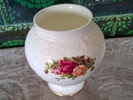 Schöne Vintage Royal Albert Vase Old Country Roses Porzellan
