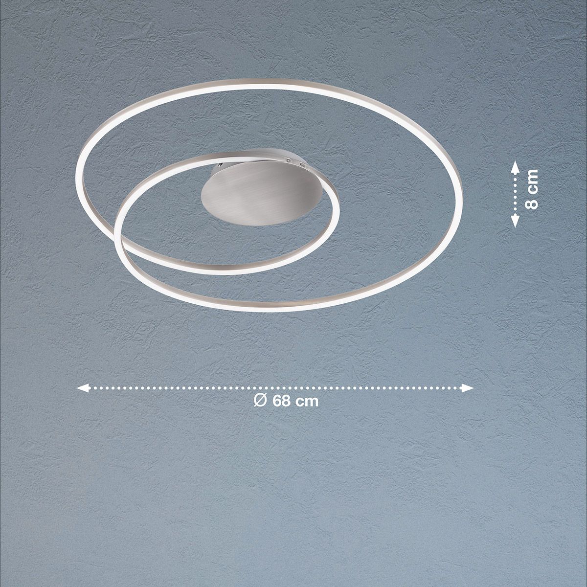 Lampadari & plafoniere: LED Deckenleuchte, 4800 Lumen, 68 cm Ø – Nuovo (secondo la descrizione) da Kreuzlingen venduto da Smart-Light 2