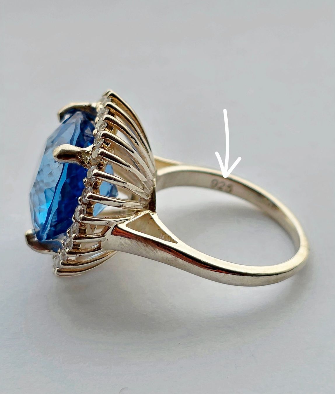 Anelli: Blau Topas Fingerring – Nuovo (secondo la descrizione) da Zürich venduto da Benedikt21 7