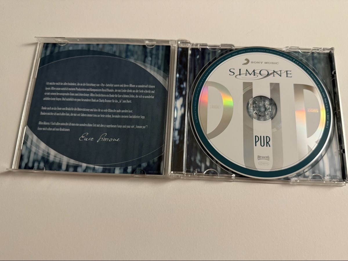 CDs: CD Simone PUR Album 2012 – Gebraucht aus Oberried Brienz von Chyara 2