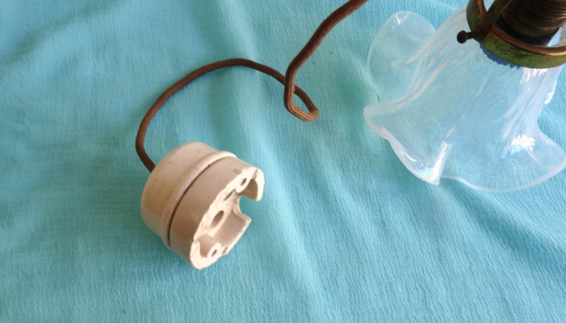 Lampade: Jugendstil Cloche Lampe – Usato da Minusio venduto da Mer66 5