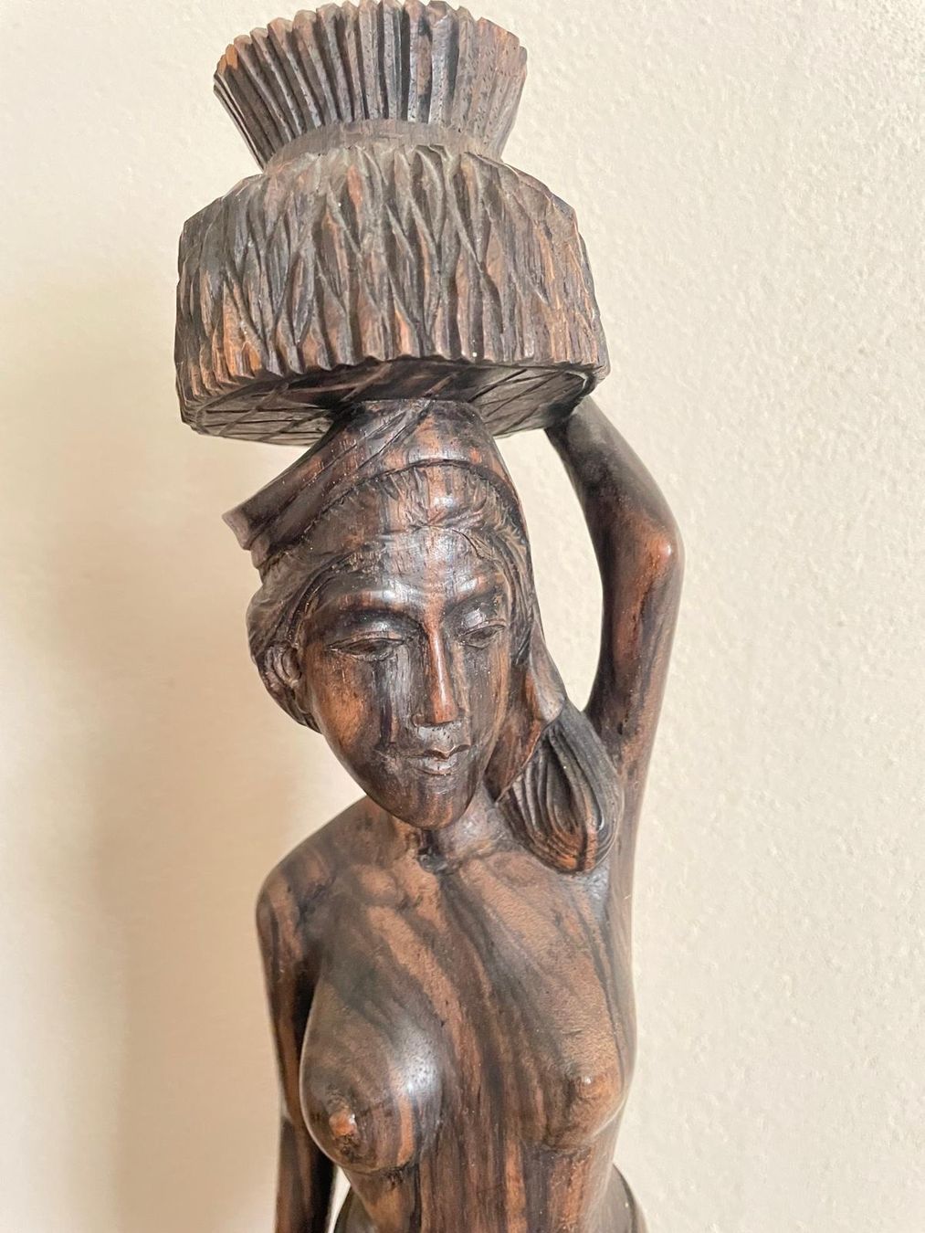 Statuette: 3 Holzfiguren aus Bali, Handarbeit – Usato da Schwerzenbach venduto da Tamama 6