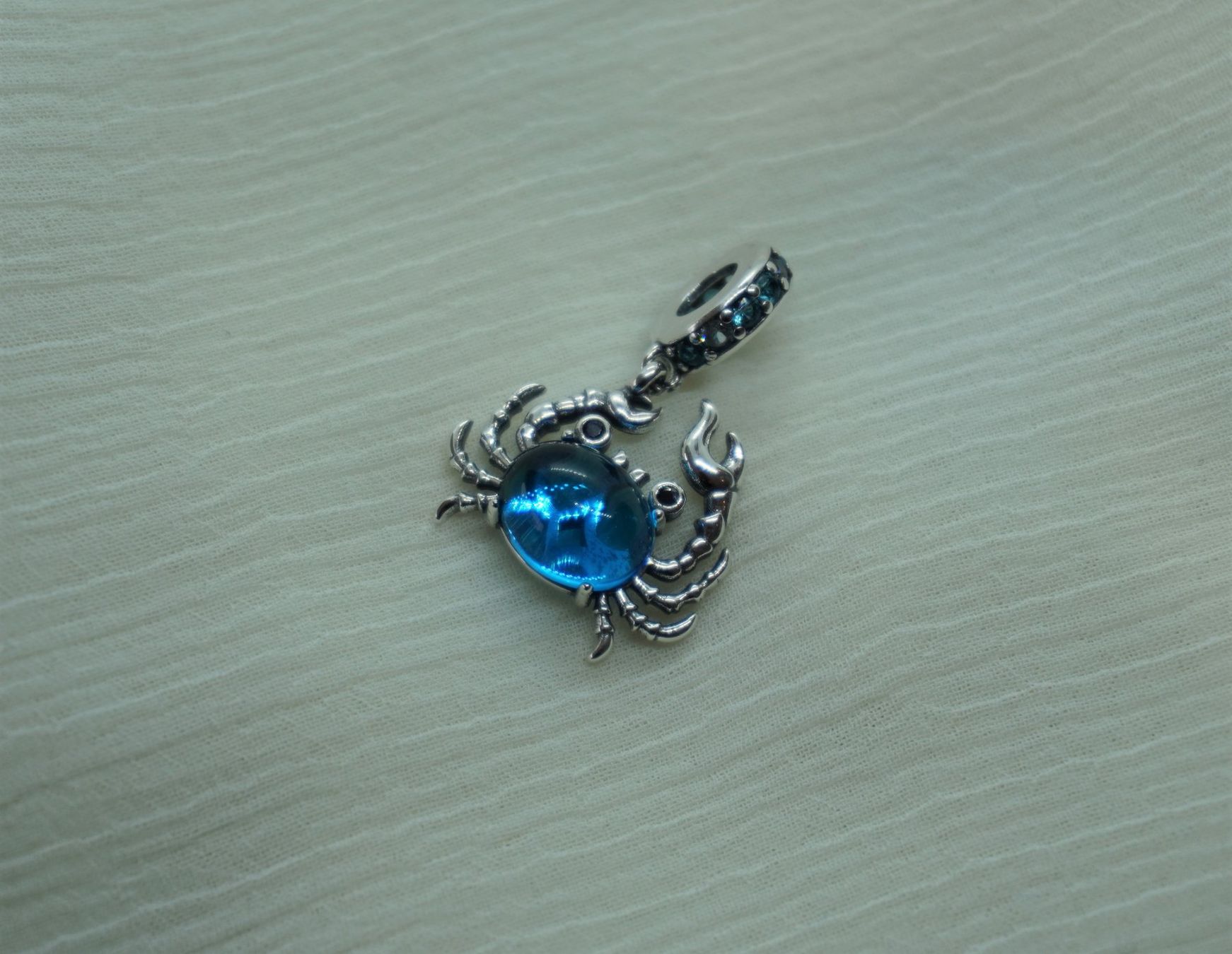 Anhänger: Charm "hellblauer Krebs" zu Pandora S925 – Neu (gemäss Beschreibung) aus Niederbüren von Fidi5
