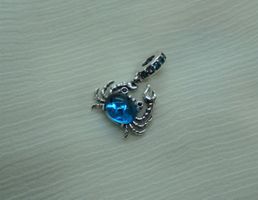 Charm "hellblauer Krebs" zu Pandora S925