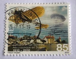 Nr.1338 mit Stempel 2010 Ernest Failloubaz Sondermarken 