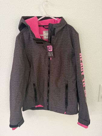 Girls United Softshell Jacke Gr. 146-152, Grau/Pink top