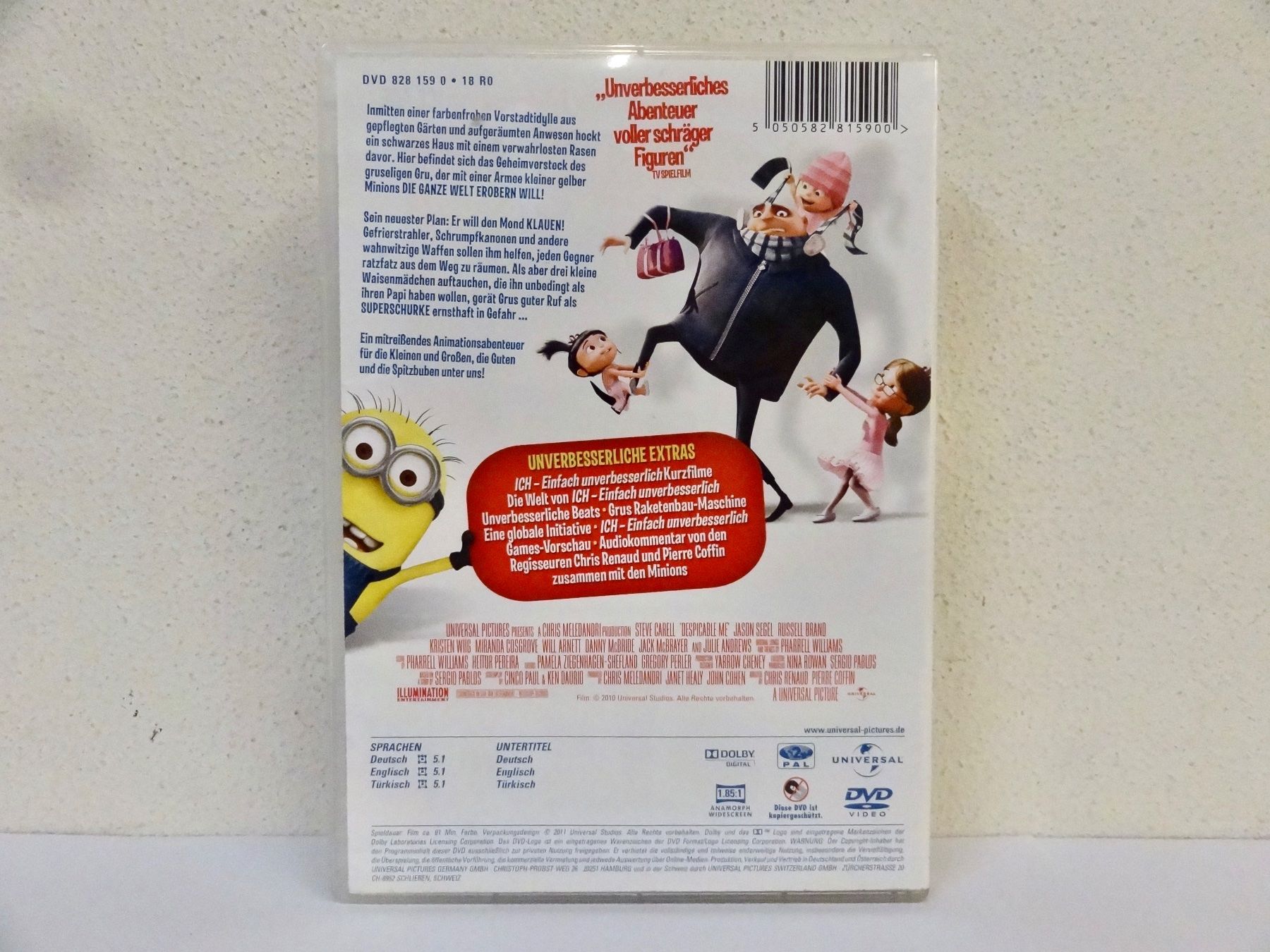 Tous les DVDs: DVD ICH EINFACH UNVERBESSERLICH - EIN DIEB WIRD LIEB – D'occasion à Kerzers par wisaundso 2