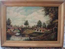 Gemälde Öl auf Leinwand signiert