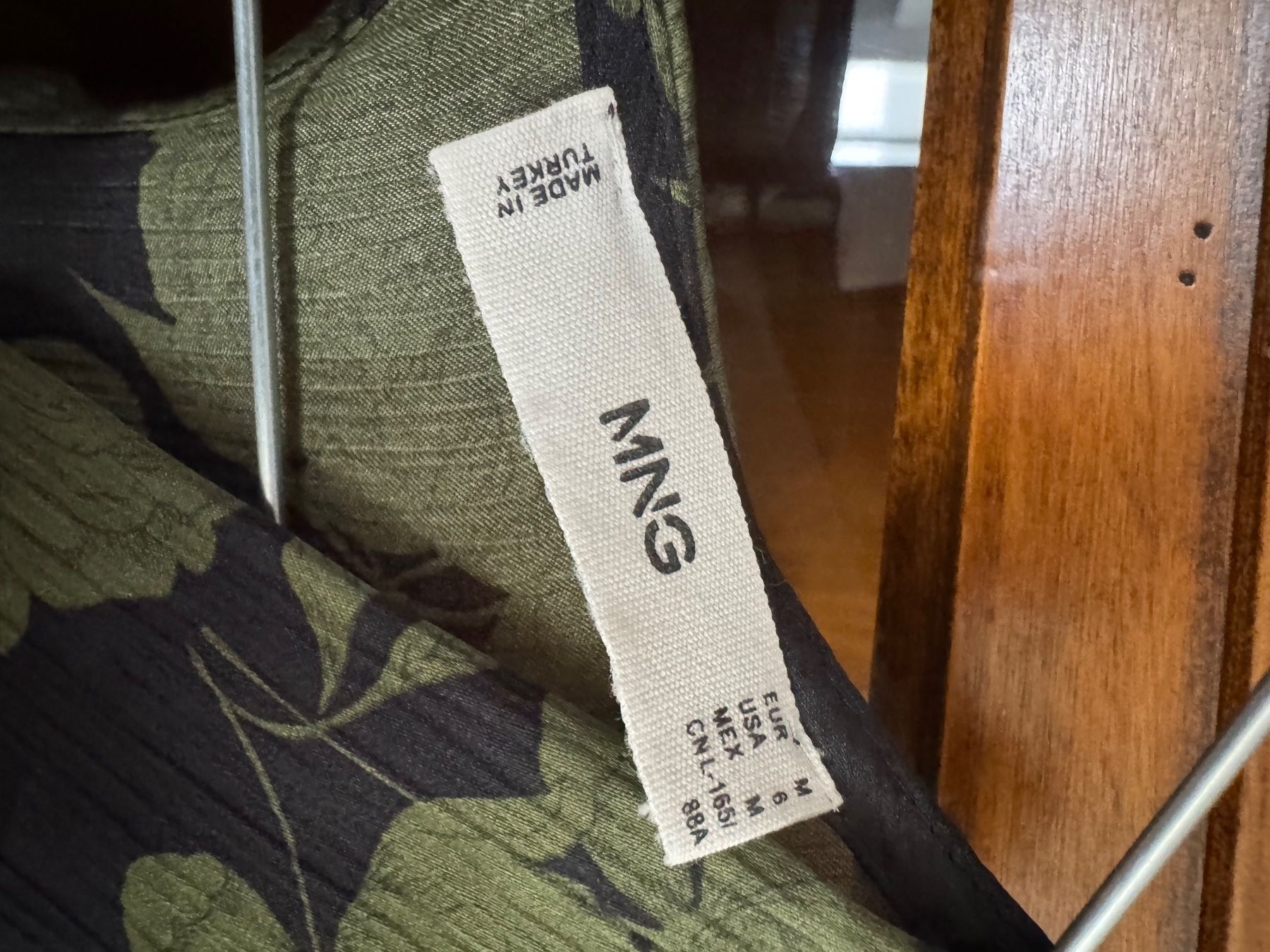 Mango Vestiti: Mango Kleid, lang, grün/schwarz, Gr.M – Nuovo (secondo la descrizione) da Baden venduto da Sakilili 2