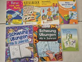 Rätsel- und Übungsbücher Kinder