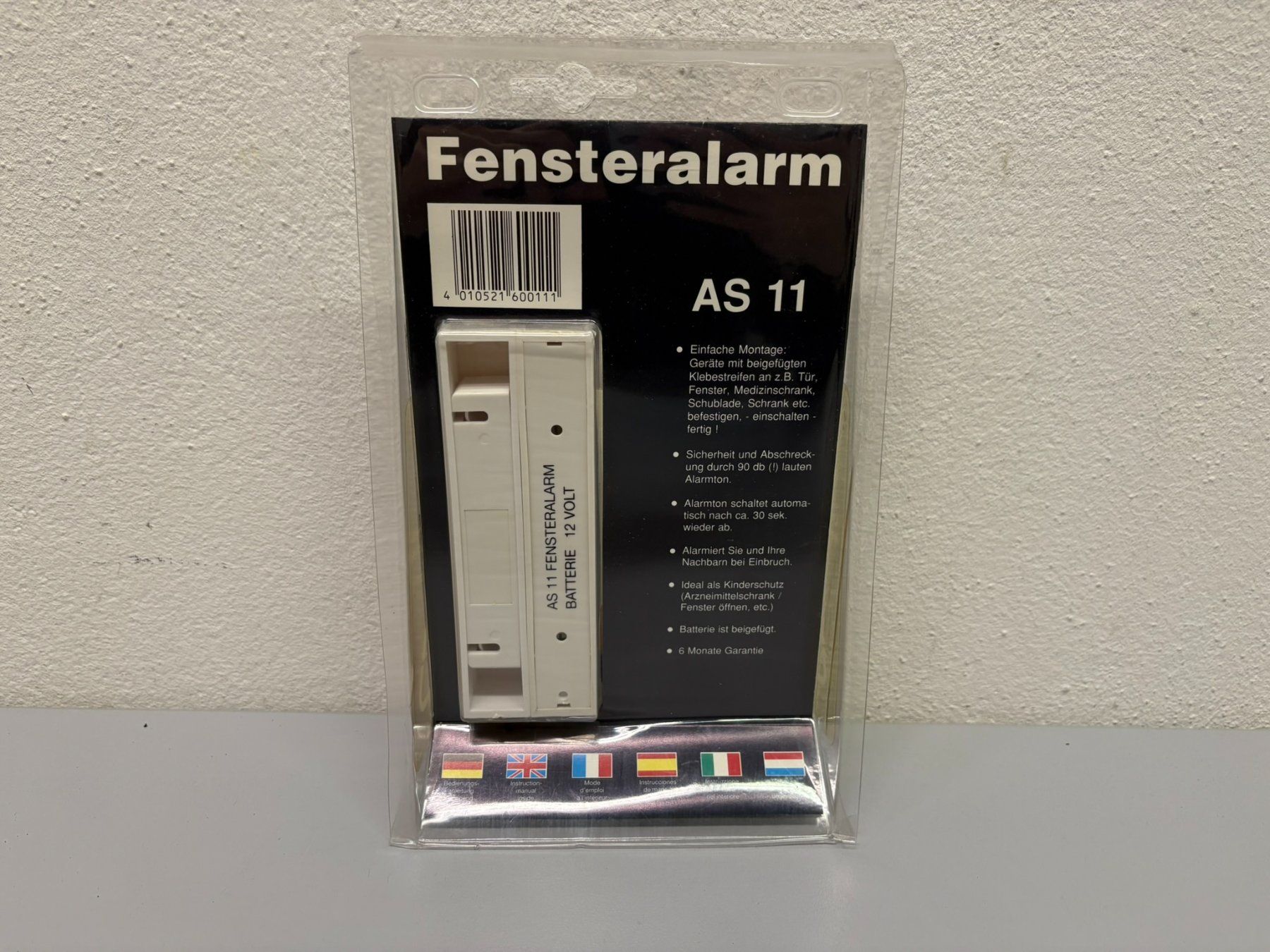 Sistemi d'allarme: Fensteralarm – Nuovo e nell'imballaggio originale da Hochdorf venduto da av-electronics 1