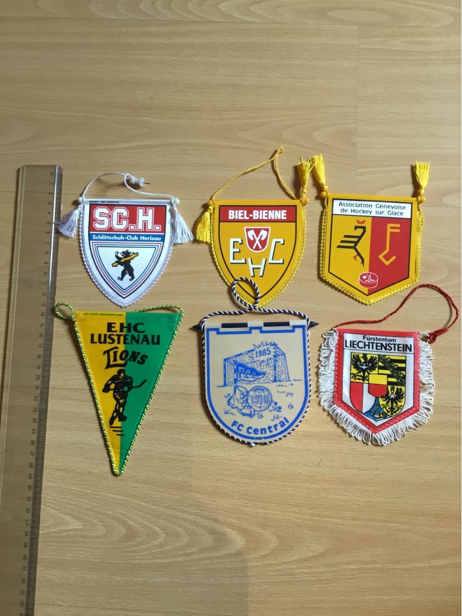 Patches: 6 fanions Bienne, Herisau... – Gebraucht aus Vétroz von Moulb7