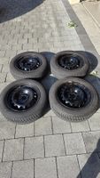 4 Fiat 500 Stahlfelgen mit Winterreifen 175/65R14