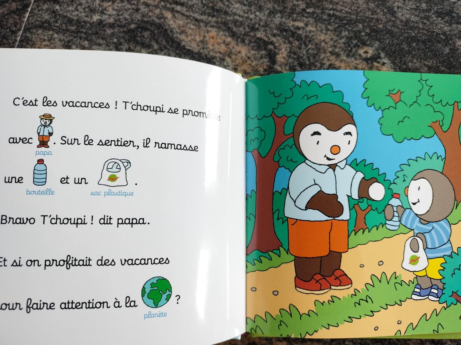 Bücher: T'choupi prend soin de la planète – Gebraucht aus Cortaillod von  2