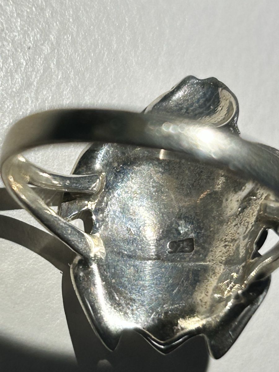 Anelli: Silber Ring Schildkröte mit Abalone Muschel – Usato da Düdingen venduto da Reconflo 3