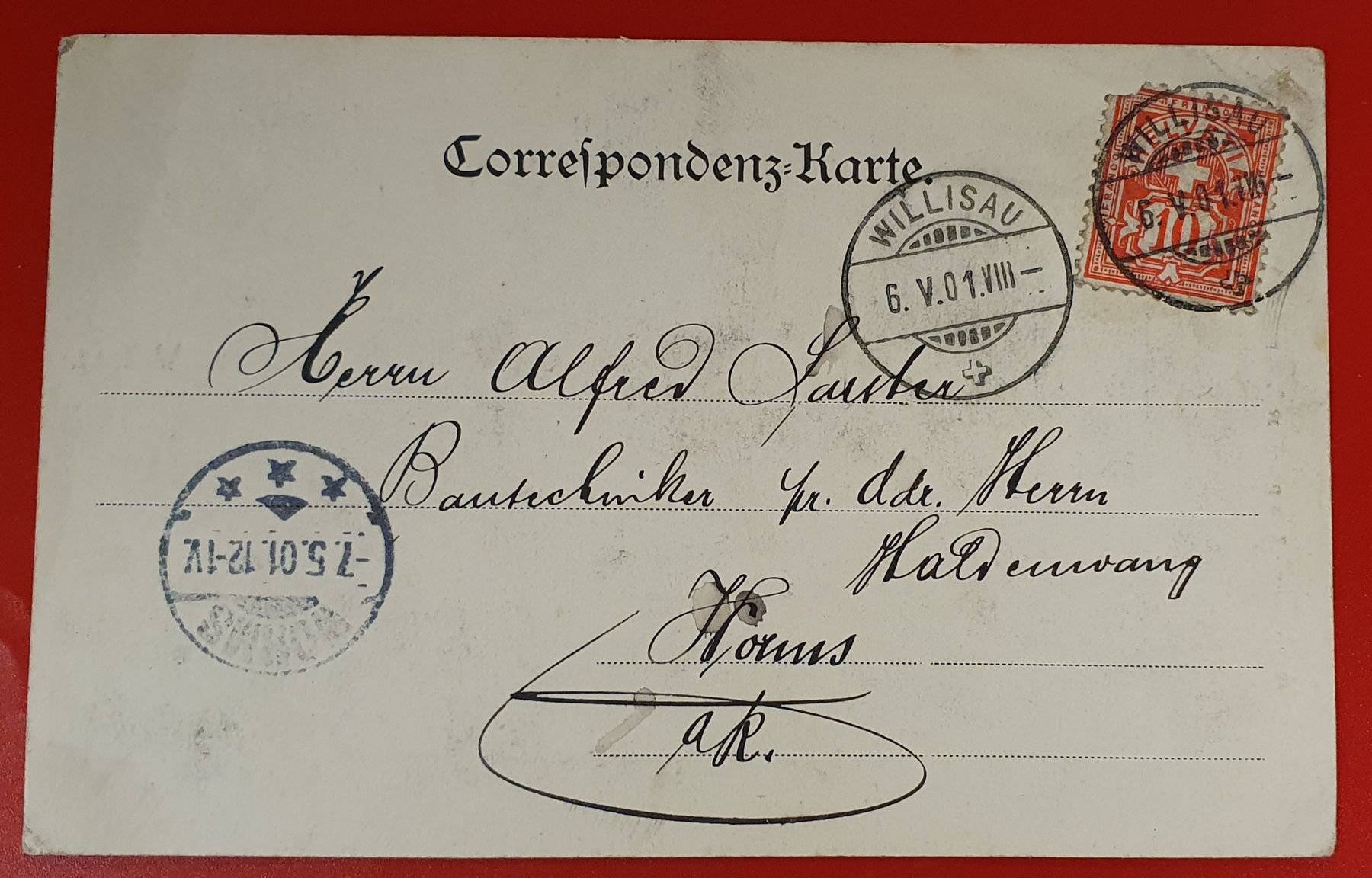 Ansichtskarten: Gruss aus Willisau 1901 – Gebraucht aus Kreuzlingen von Rschweiz1 1