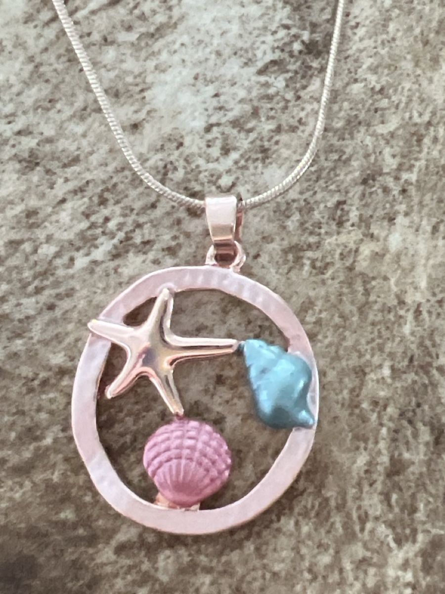 Colliers: Roségoldene Halskette mit Anhänger  – Neuf (Voir description) à Seon par Sunny-Schmuck78 1