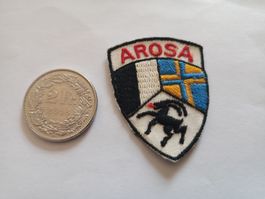Ecusson brodé Arosa blason motif bouquetin