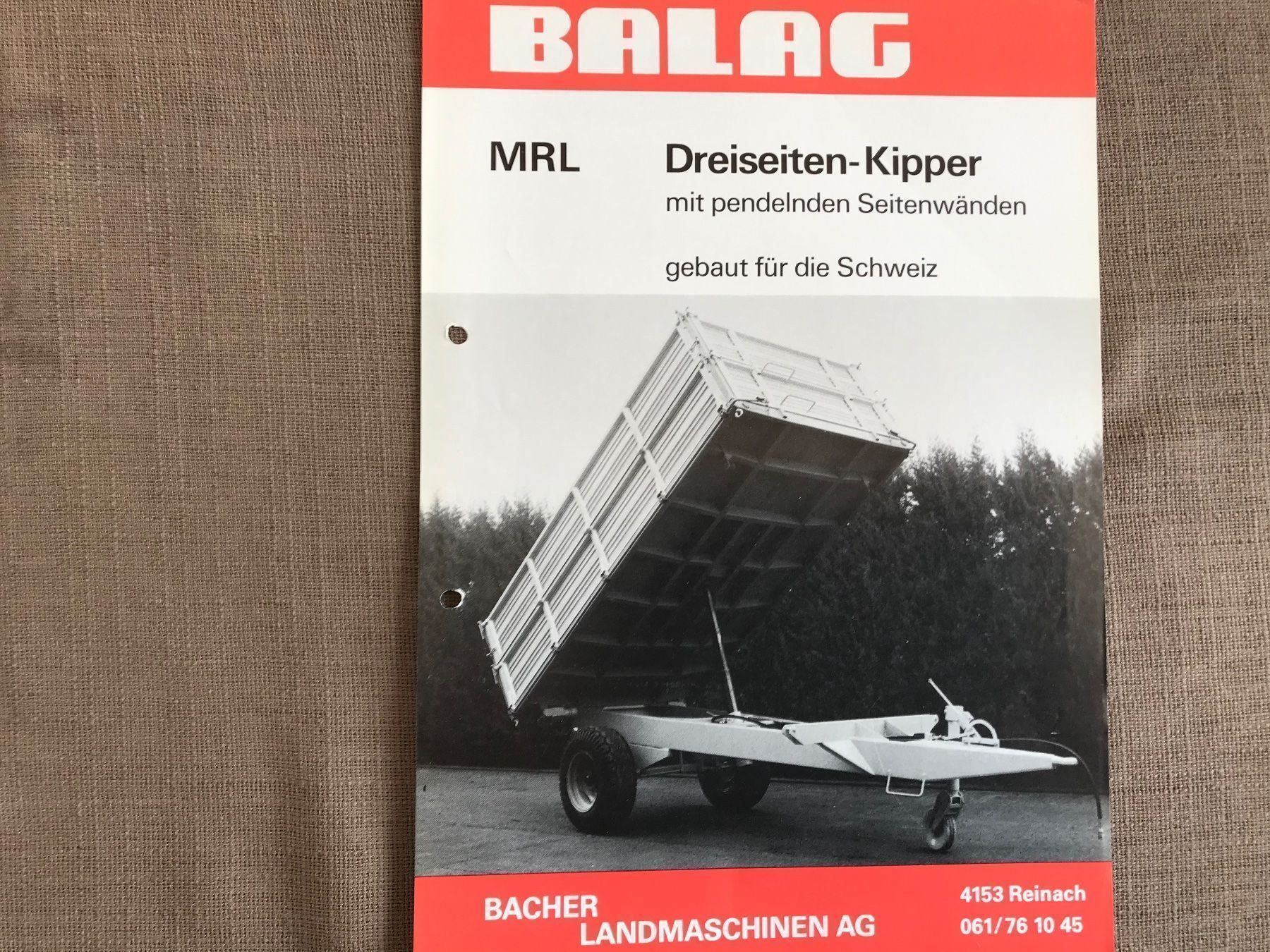 Trattori: Kipper Prospekt – Usato da Balterswil venduto da Jeko1967