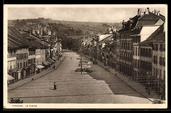 Ansichtskarten: AK Yverdon, La Plaine – Gebraucht aus Berlin von bartko-reher