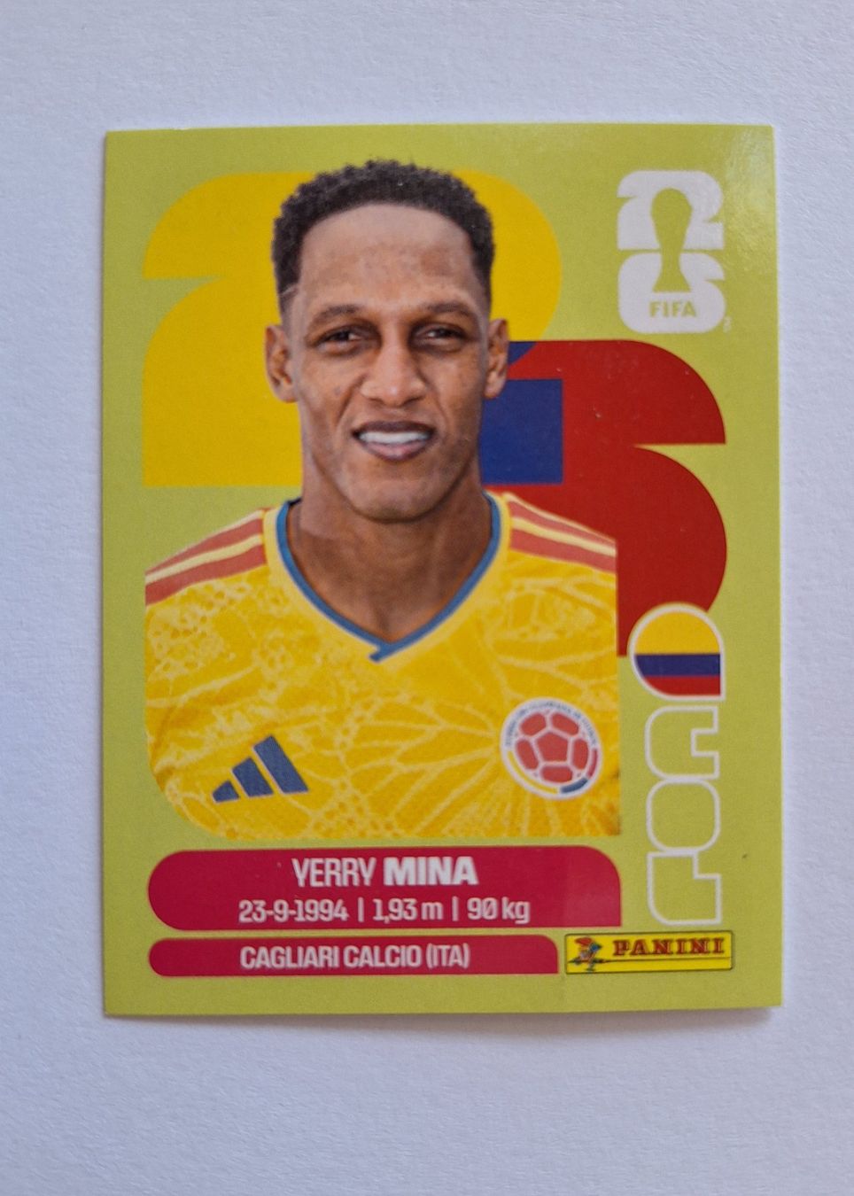 Panini Carte collezionabili: Panini Yerry Mina COL 5 – Nuovo (secondo la descrizione) da Romanens venduto da Crocette