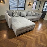 Grosses Ecksofa mit Stauraum (Gratis Lieferung*)