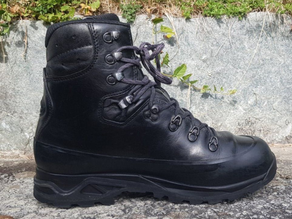 Chaussures de montagne LOWA GTX en cuir (Noir