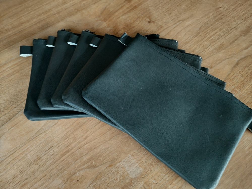 WHYCNJL Geldtasche A5 - Bankmappe Mit Reißverschluss Aus Oxford Canvas Für Studenten