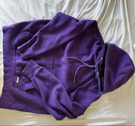 Pull&Bear Hoodie lila Comfort Fit Grösse M 