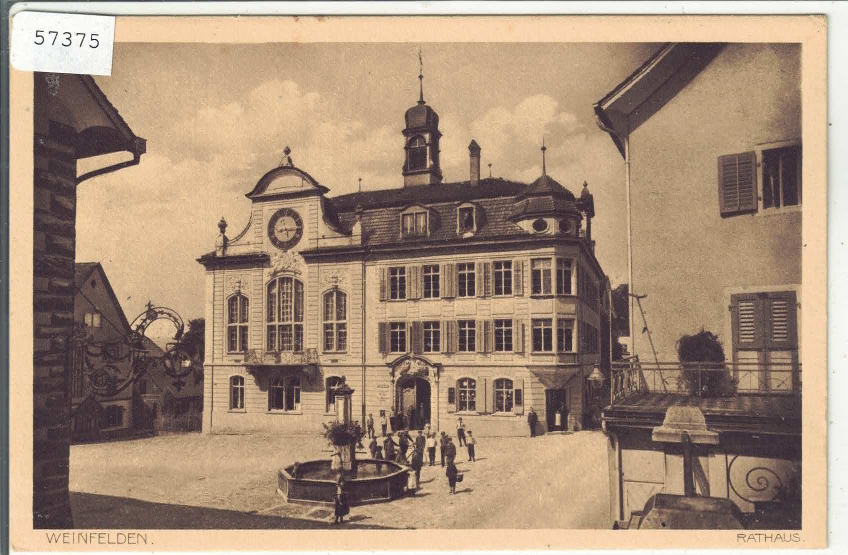 Ansichtskarten: Weinfelden - Rathaus – Gebraucht aus Ettingen von Kartenplanet